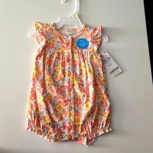 3M Baby Girl Floral Onsie